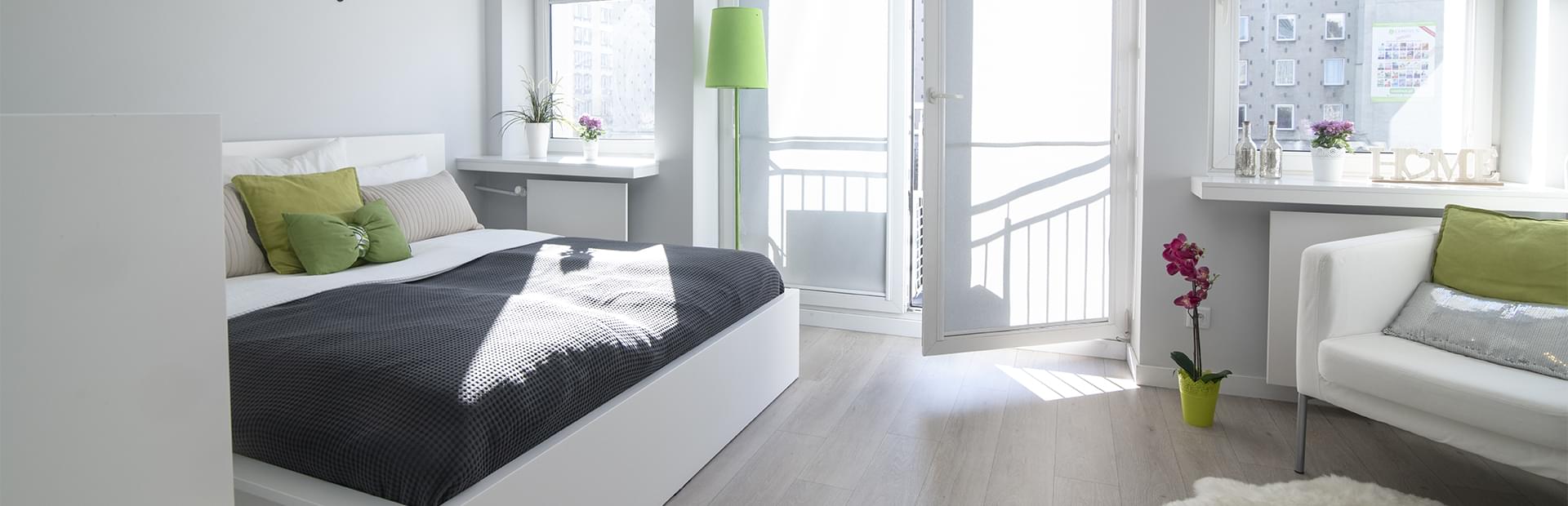 Apartment Salon Bed Window